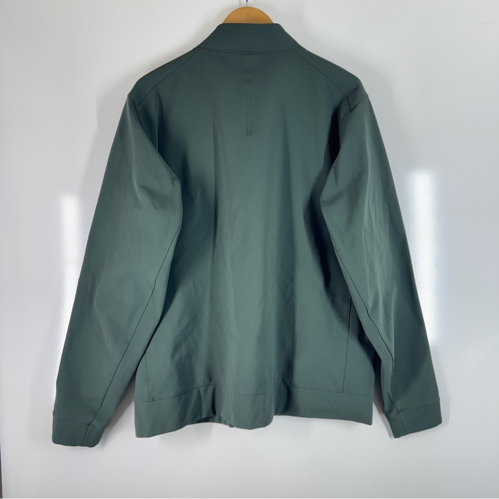Lululemon Men Sojourn Jacket Green Performance Zip Jacket XXL Travel Athleisure - Picture 4 of 12